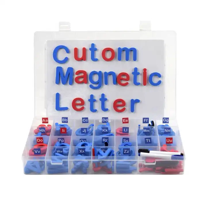 3D Foam Shape Letters Numbers English ABC Fridge Magnetic Montessori Kids Educational Toys