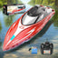 Remote control Boat, Low Battery Alarm, Capsize Recovery, H120 Fast RC Boat for Pools and Lakes, 2.4 GHz 20+ MPH Racing Boats for Kids & Adults, Gifts for Boys Girls with Rechargeable Batter - Toyigo