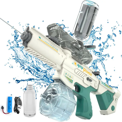 High-Capacity Electric Water Gun – Powerful Automatic Battery-Operated Water Blaster Toy for Adults & Kids, Perfect for Summer Outdoor Fun