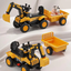 Kids Ride-On Excavator Tractor with Battery Option - Electric Construction Toy Car