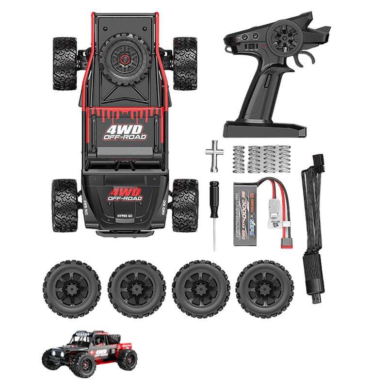 Hyper Go 14209 High-Speed 55kmh Off road RC Car, 4WD with 2 Shells, Brushless RC Truck 4X4 Electric Powered  for Adults