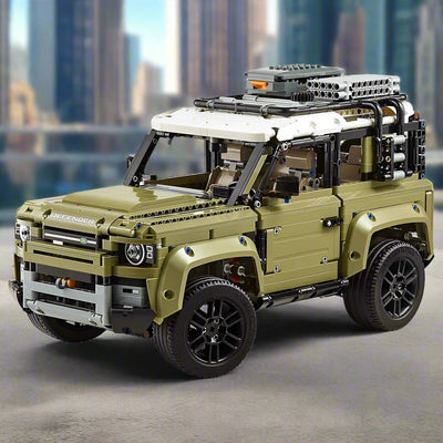 Land Rover Defender Remote Control Off-Road Vehicle Puzzle Car Model Building Blocks Set