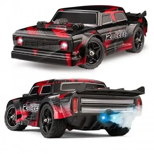 1:16 4WD RC Car with LED Lights – 2.4G Radio Remote Control Drift Off-Road Driftmonster Truck, 36 Km/Hr Speed