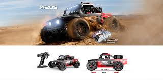 Hyper Go 14209 High-Speed 55kmh Off road RC Car, 4WD with 2 Shells, Brushless RC Truck 4X4 Electric Powered  for Adults