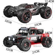 Hyper Go 14209 High-Speed 55kmh Off road RC Car, 4WD with 2 Shells, Brushless RC Truck 4X4 Electric Powered  for Adults