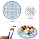 Children's Cognitive Puzzle,  Desktop Pompom Game for School and Kindergarten Brain Activity, Ideal for Small and Medium Class Organization