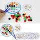 Children's Cognitive Puzzle,  Desktop Pompom Game for School and Kindergarten Brain Activity, Ideal for Small and Medium Class Organization