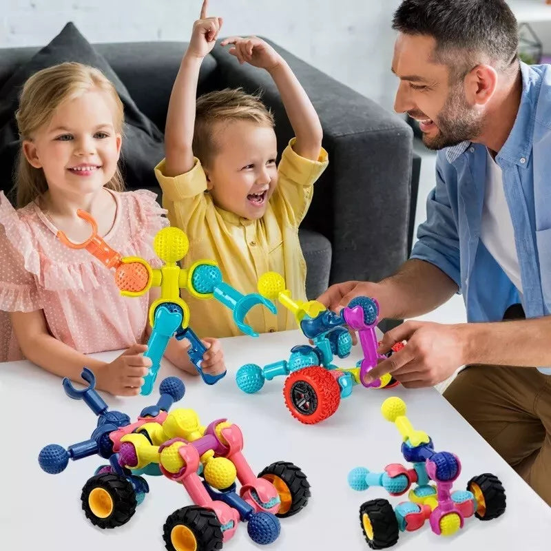 Children's large-sized building blocks multifunctional educational DIY puzzle assembly toys for boys and girls aged 3-4-6